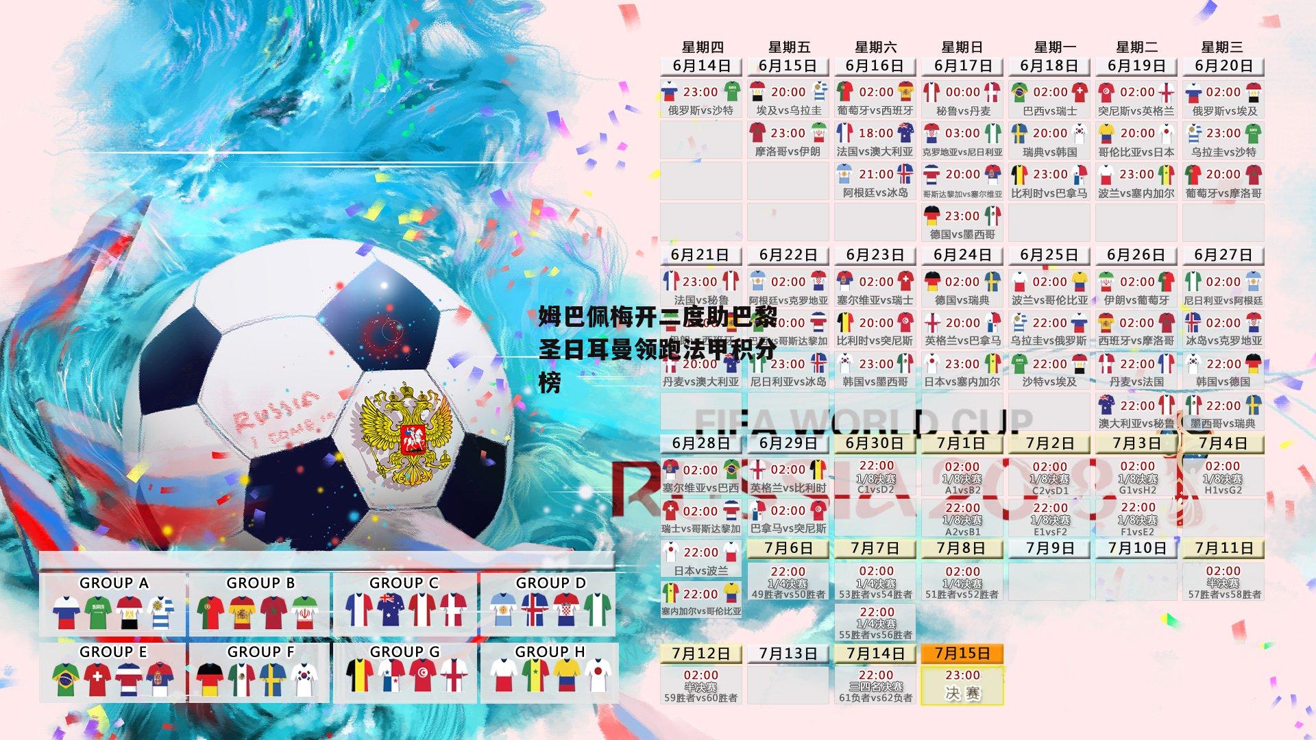 姆巴佩梅开二度助巴黎圣日耳曼领跑法甲积分榜